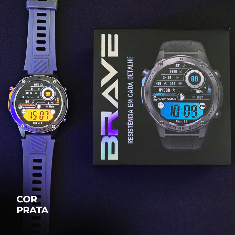 BRAVE | GPS | 5ATM Aprova de água do mar | Resistência IP69k