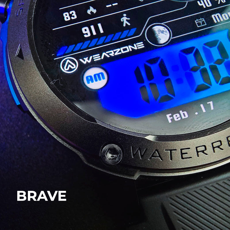 BRAVE | GPS | 5ATM Aprova de água do mar | Resistência IP69k