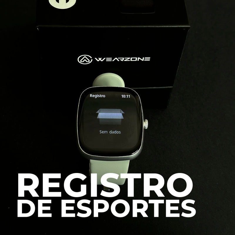 EASY SMARTWATCH A PROVA D'ÁGUA 1 ATM| BATERIA DE LONGA DURAÇÃO| 100 MODOS DE ESPORTES