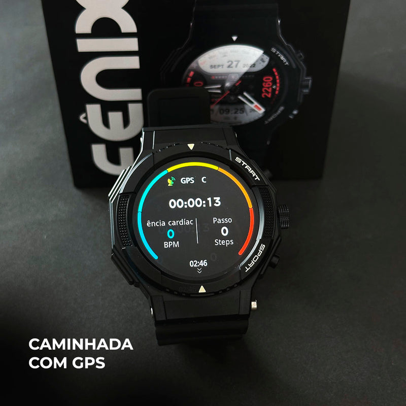 FÊNIX WEARZONE |1ATM | GPS INTEGRADO | 100 MODOS ESPORTE