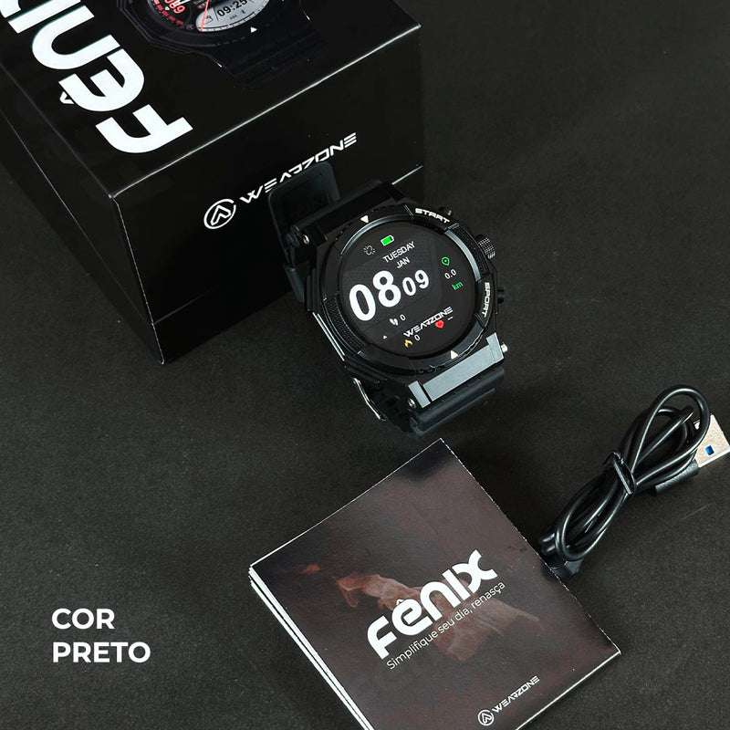 FÊNIX WEARZONE |1ATM | GPS INTEGRADO | 100 MODOS ESPORTE