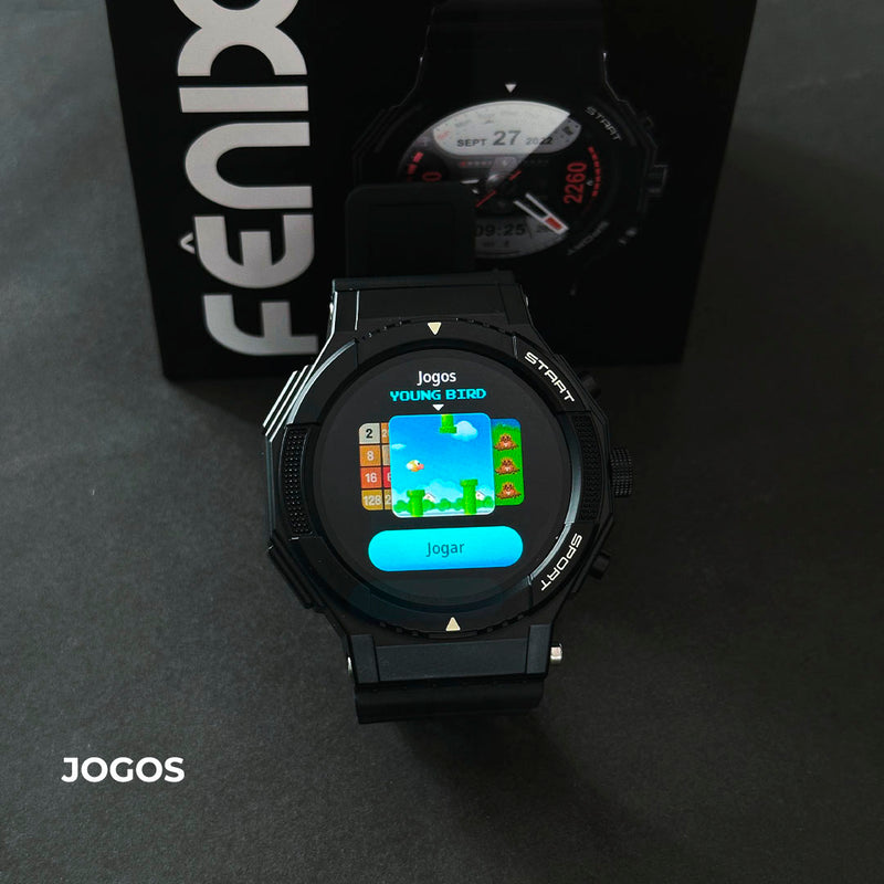 FÊNIX WEARZONE |1ATM | GPS INTEGRADO | 100 MODOS ESPORTE