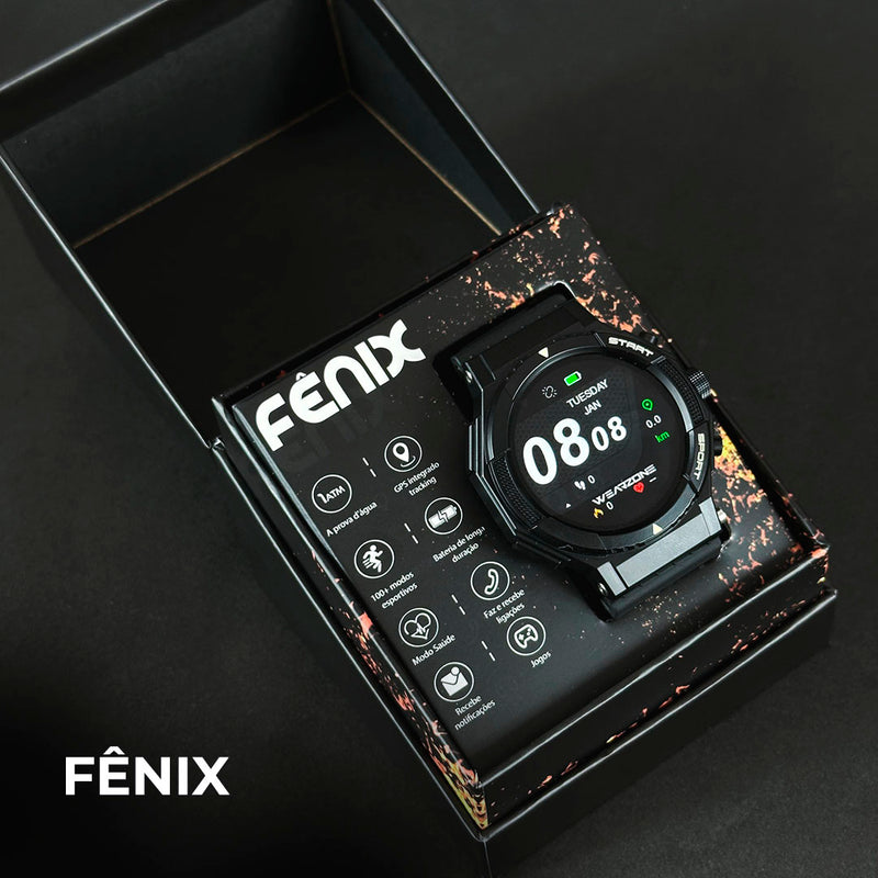 FÊNIX WEARZONE |1ATM | GPS INTEGRADO | 100 MODOS ESPORTE