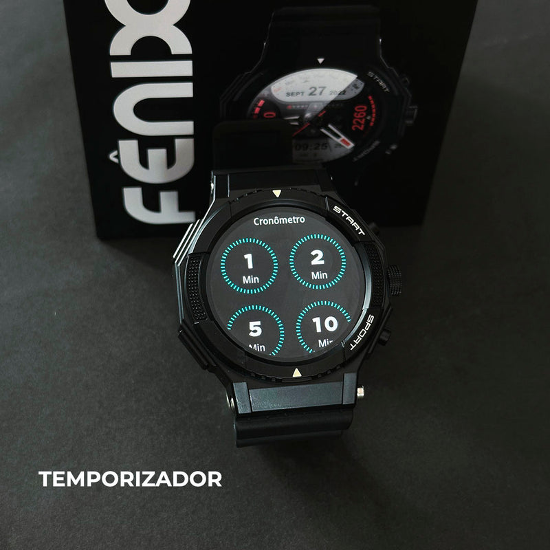 FÊNIX WEARZONE |1ATM | GPS INTEGRADO | 100 MODOS ESPORTE