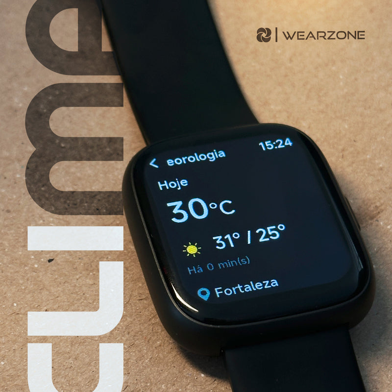 PULSE WEARZONE |Smartwatch para seu dia a dia|A PROVA D'ÁGUA, ALEXA integrada, Até 7 Dias de Bateria