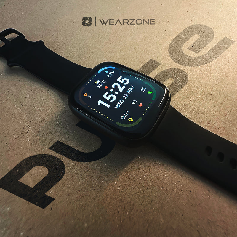 PULSE WEARZONE |Smartwatch para seu dia a dia|A PROVA D'ÁGUA, ALEXA integrada, Até 7 Dias de Bateria