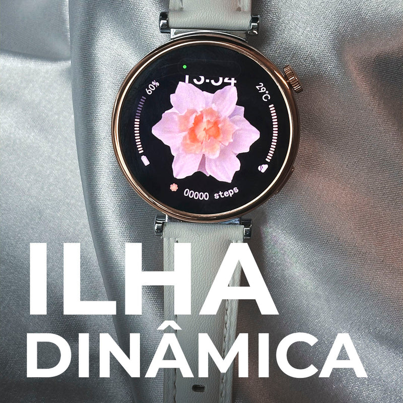 ÁUREA | TELA AMOLED | DUAS PULSEIRAS