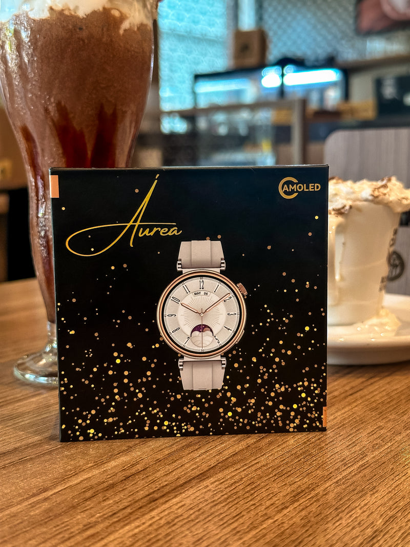 ÁUREA | TELA AMOLED | DUAS PULSEIRAS