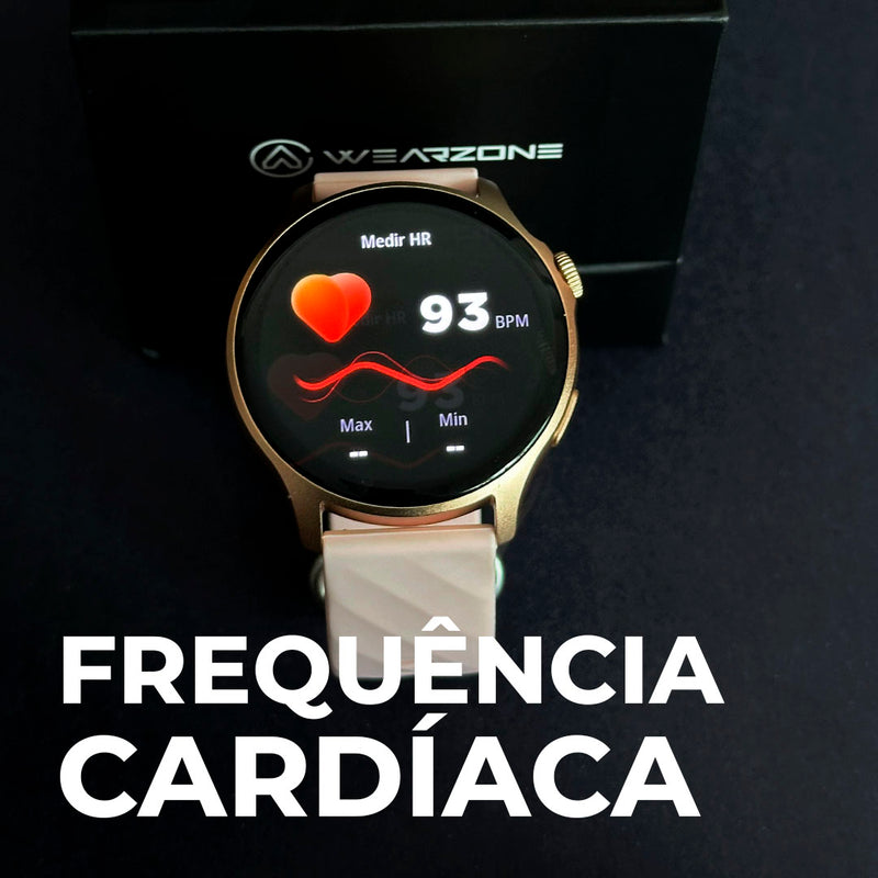 LIFE SMARTWATCH A PROVA D'ÁGUA 1 ATM AMOLED | BATERIA DE LONGA DURAÇÃO| 100 MODOS DE ESPORTES