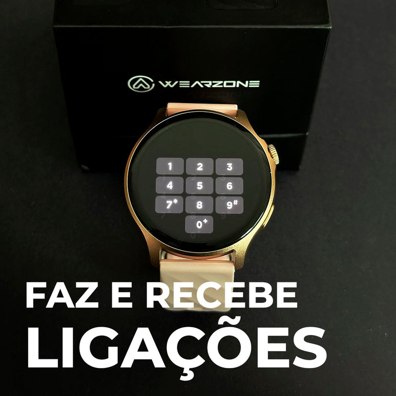 LIFE SMARTWATCH A PROVA D'ÁGUA 1 ATM AMOLED | BATERIA DE LONGA DURAÇÃO| 100 MODOS DE ESPORTES