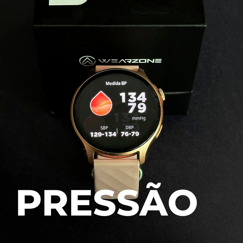 LIFE SMARTWATCH A PROVA D'ÁGUA 1 ATM AMOLED | BATERIA DE LONGA DURAÇÃO| 100 MODOS DE ESPORTES