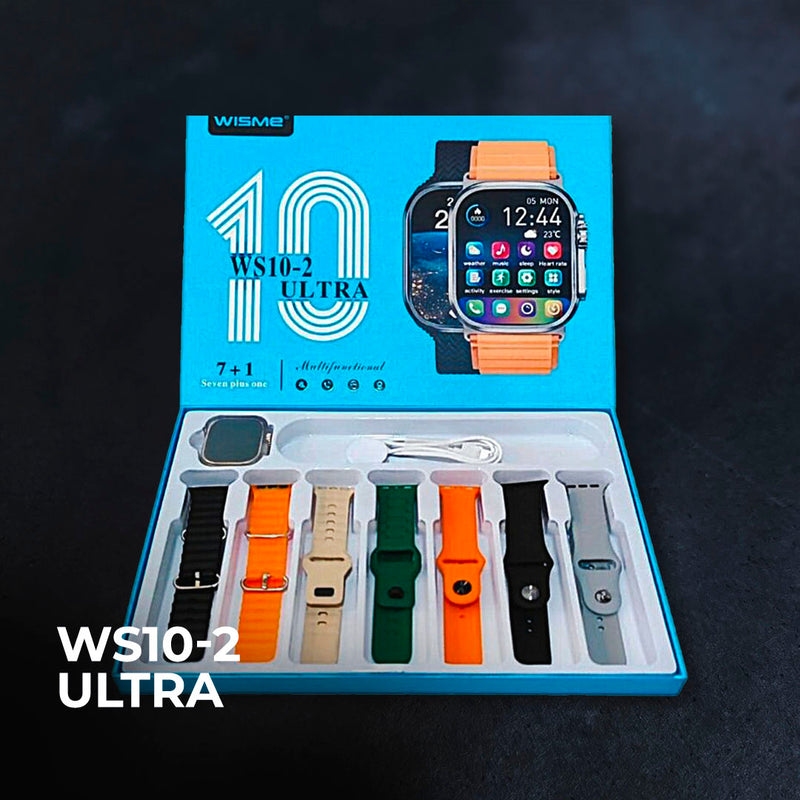 WS10 Ultra 2 | kit 7 pulseiras | toque duplo |segunda geração