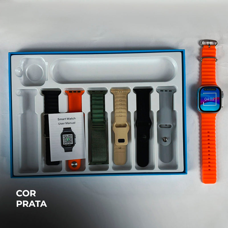 WS10 Ultra 2 | kit 7 pulseiras | toque duplo |segunda geração