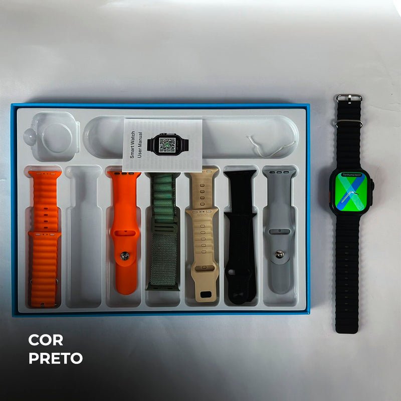 WS10 Ultra 2 | kit 7 pulseiras | toque duplo |segunda geração
