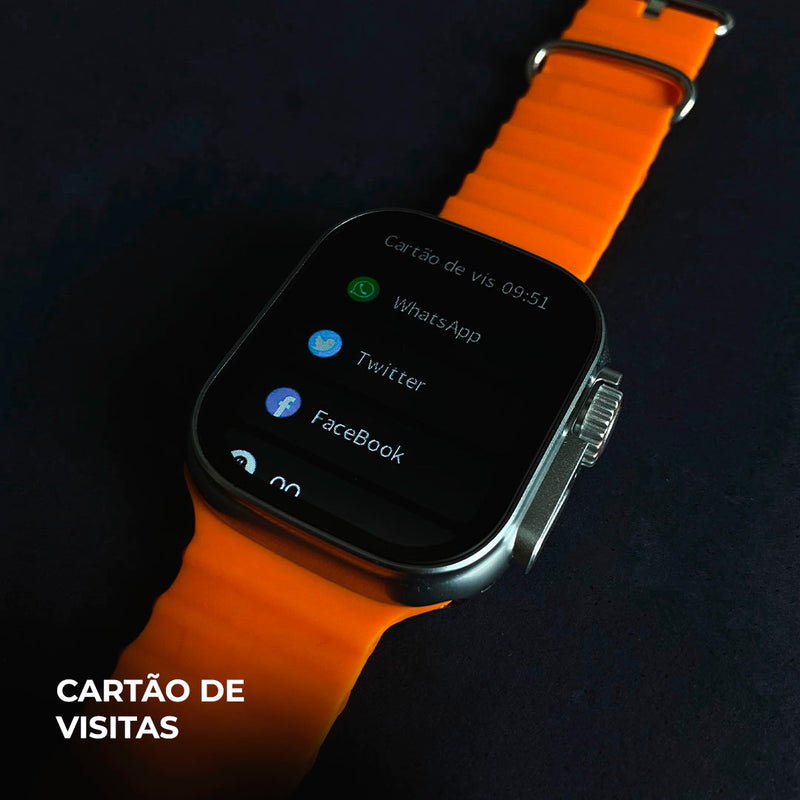 WS-79 ULTRA 2 | Kit 3 pulseiras | Pulseira de Couro e Metal | Segunda geração