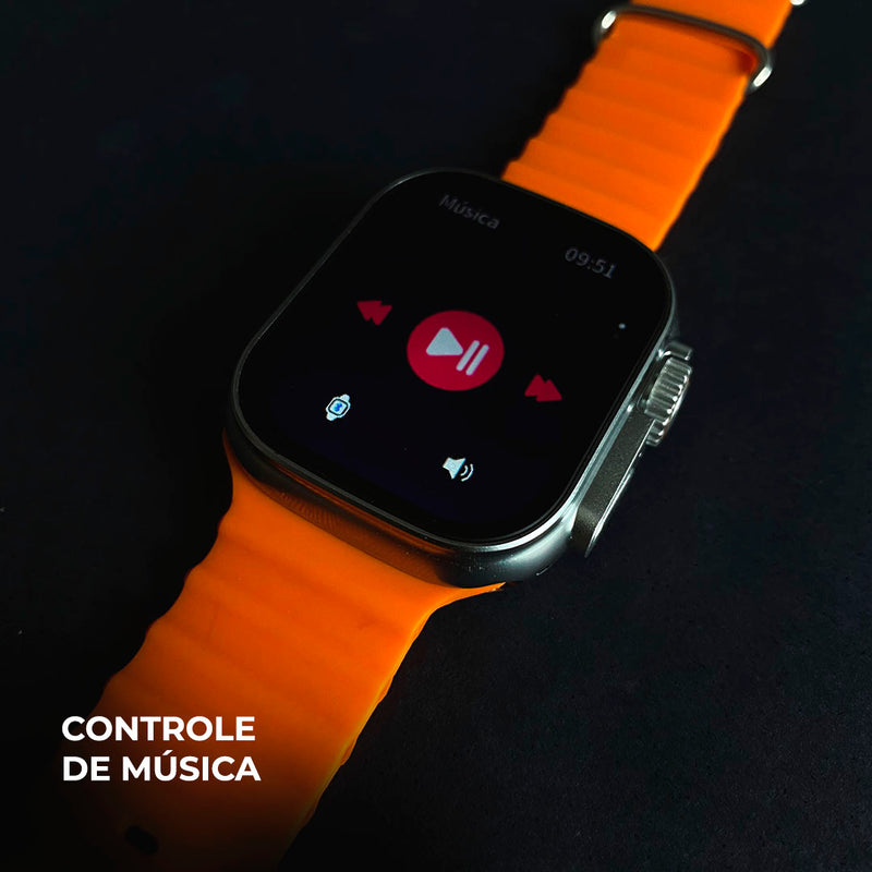 WS-79 ULTRA 2 | Kit 3 pulseiras | Pulseira de Couro e Metal | Segunda geração