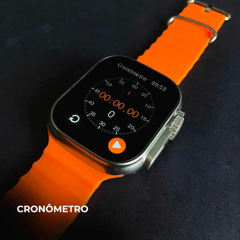 WS-79 ULTRA 2 | Kit 3 pulseiras | Pulseira de Couro e Metal | Segunda geração