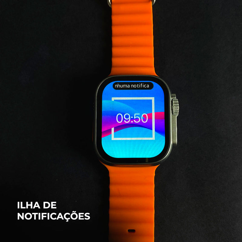 WS-79 ULTRA 2 | Kit 3 pulseiras | Pulseira de Couro e Metal | Segunda geração