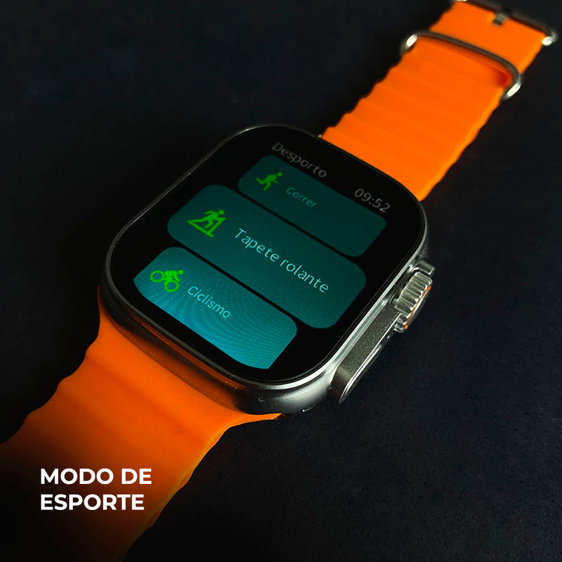 WS-79 ULTRA 2 | Kit 3 pulseiras | Pulseira de Couro e Metal | Segunda geração