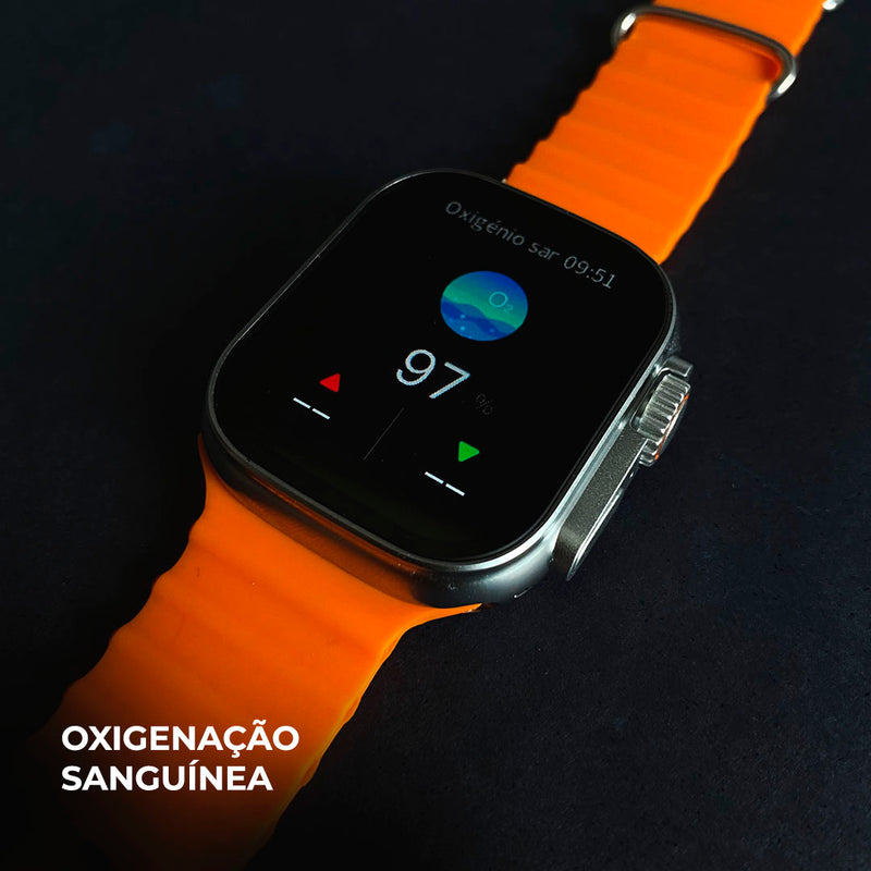 WS-79 ULTRA 2 | Kit 3 pulseiras | Pulseira de Couro e Metal | Segunda geração